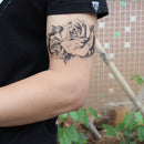 Makeup Rose Flower Tattoo Arm Body Art Waterproof Temporary Tattoo Stickers Gw