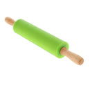 Nonstick Craft Rolling Pin Fondant Sugarcraft Dumpling Wrappers Baking Green