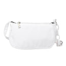 Women Casual Handbag Simple Nylon Daily Female Totes Shoulder Bags (White)