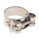 Motorbike Exhaust Clamp Clip Stainless Steel Muffler Silencer Clamps 36-39mm