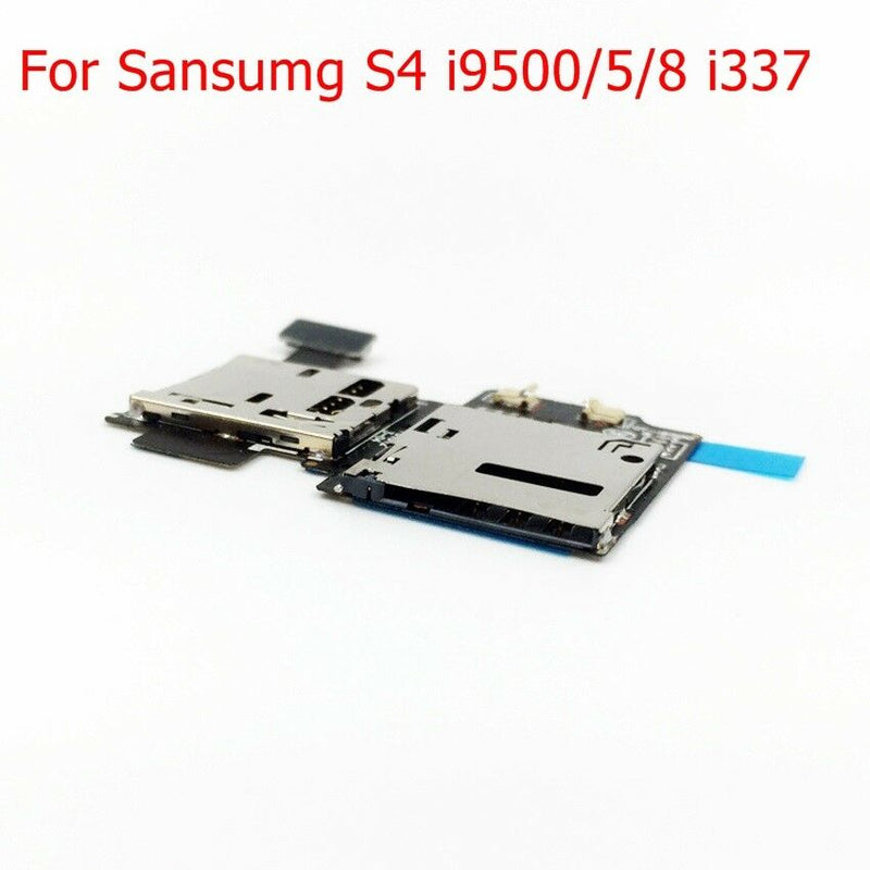 For Sansumg S4 i9500/5/8 i337 SIM Card Slot Reader Holder Flex Cable Replacement