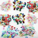 5000pcs Nail Art Glitter Heart Flower Star Sequins Decals Decor; Stickers V0X1
