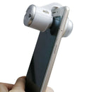 Universal 30X optical zoom mobile phone microscope clip micro lens telescope. JR