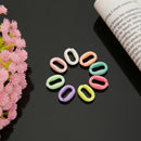 100pcs Colorful Plastic Chain Parrot Birds Toys Non-toxic C-clip Hook (S) A