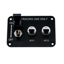 12V 20A Car Boat Marine Rocker ON OFF SPST Toggle 3 Gang Switches Panel