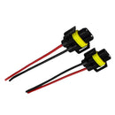 2pcs H8/H9/H11 Bulb Socket Female Adapter Connector for Headlight Fog Lamp A