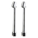 2Pcs Durable Tire Pressure Gauge (0-200PSI) Metal Made Nozzle for Car Vehicles