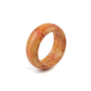 Leopard Pattern 25Pcs/lot Wooden Finger Rings For Women Men Mixed Size Wholesale