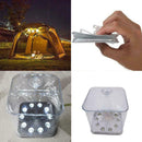 Foldable LED Solar Power Inflatable Tent Camping Light Square Inflatable Light