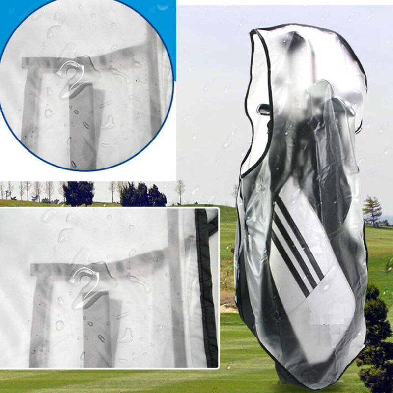 Waterproof Golf Bag Rain Cover Zipper Protective Cover Golf Cart Accessories