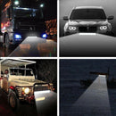 Led Light Bar, Driving Lamp, Ip68 Waterproof Fog Lights, 8inch 60W Single R T4E7