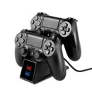 For PS4 Controller Charging Dock Station 5V/1A Dual Charger Stand with Indi Q6B1
