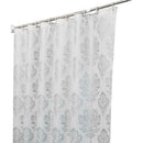 Europe White PEVA Bath Curtains Flower Eco-friendly Waterproof Shower Curta C3B6