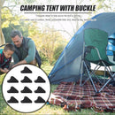 10pcs Camping Tent Fastener Rope Buckles Triangle Anti Slip Cord Stopper