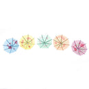 50X Colorful Mixed Paper Cocktail Drink Umbrellas Parasols Picks Party Drinks 3c