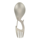 Cookware Spoon Fork Bottle Opener Outdoor Tools (Stainless Steel) A