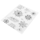 Snowflake Transparent Stamp Seal for DIY Photo Album Decorative Card Making