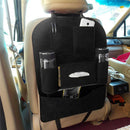 Auto Car Seat Back Multi-Pocket Storage Bag Organizer Holder Accessory Black  MO