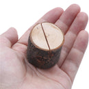 10X Wooden Party Table Number Stand Place Name Card Holder Decoration Decor JR