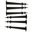 100Pcs Plastic Garden Cover Cloth Securing Stakes Spikes Lawn Pins Pegs Sod