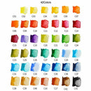 42 Colors Pigment Paints Set Solid Watercolor With Waterbrush For Drawing P U2U5