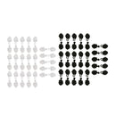 40 Pair Chinese Frog Closure Flower Button Fastener DIY Sewing for Cheongsam