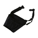 Black Adjustable Nylon Dog Muzzle for Security Bark Stops Along 8cm B7I4