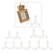 10xFolding Picture Frame Easel Stand Clear for Shop Cafe Art Gallery 10cm 14cm