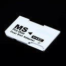 Dual Slot Micro For SD SDHC TF to Memory Stick MS Card Pro Duo Reader Adapt A