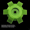 2x Comb Evaporator Air Conditioning Cleaner Kit Comb Blade Brush Tools Accs