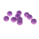 50pcs Wholesale Silicone Round Beads Food Grade Teether 15cm DIY Findings