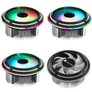 1X(Jonsbo Cr-901 256 Color Automatic Change Rgb Light Cpu Radiator 12Cm Sil