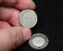 99.5% High Purity NICKEL Ni Metal Carved Element Periodic Table Coin Shape