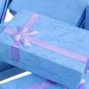 12x Luxury Card Boxes Gift Box for Pendant Bracelet Bangle Earring
