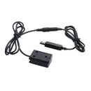 Np-Fw50 Dummy Battery W/Dc Power Bank (5V 2A) Usb Adapter For Sony A7R, A7, T2X7