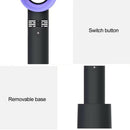 USB Mini Handheld Bladeless Fan No Leaf Handy Fan Small Cooling Fan (Black) A