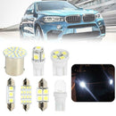 14Pcs LED Interior Package Kit For T10 36mm Map Dome License Plate Lights White