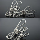 20pcs 5.6cm Stainless Steel Clips Clothes Pins Pegs Holders Clothes Clamps S Nw