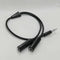 3.5mm Y Splitter Audio Adapter 1 Male Plug to 2 Dual Female Jacks