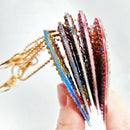 5Pcs/Set Diy Full Diamond Painting Love Heart Keychain Cross Stitch Embroid