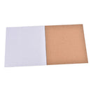 Cork Noticeboard Memo Pin Board Pad Frameless 300x300x6mm Fixings Included