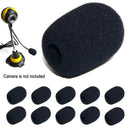 5PCS Microphone Headset Grill Windscreen Sponge Foam Black Mic Cover LJ