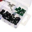 71pcs/set A/C Rubber Gasket+ AC Valve Core+ Remover Tool Assortment Kit