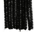 100 Pieces Shilly-stick Chenille Stems Pipe Cleaners Kids DIY Toys - Brown&Black