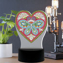 DIY Diamond Painting LED Light Love Heart Embroidery Night Lamp Home Decor