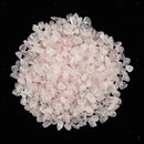 100g Pink Natural Quartz Crystal Stone Small Mineral Garden Decoration Craft