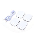 Electrode Lead Wires Cable for Tens Massager 2.5mm Connection with 4 Patches  TE