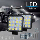 4Inch Square 48W 16LED Work Light Off Road FLOOD Beam Fog Lamp For Car Truck OZ
