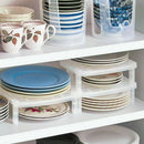 Sink Rack Stackable Board Organizer Folding Drain Tray Kitchen Board Bowl S