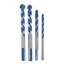 4Pcs 6-12Mm Triple-cornered Drill Bit Tiling Cement Multi Purpose Ceramic W F6F3